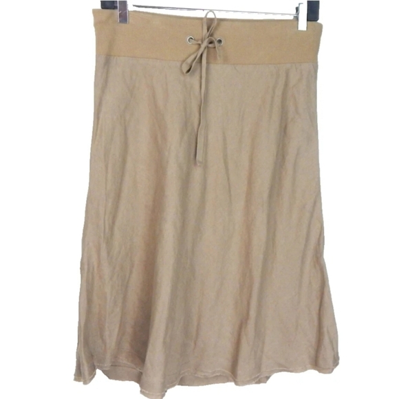 Eileen Fisher A-Line Organic Linen Skirt - Picture 1 of 3